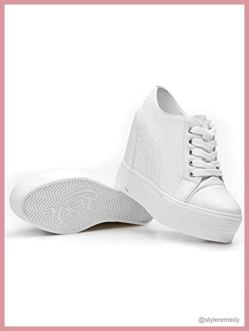 Women's Wedge Sneakers with Hidden Heel Platform Walking Shoes